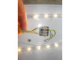 Loftlampe m indbygget LED lys - Sort